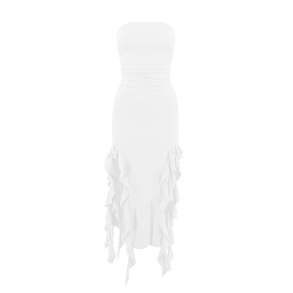 Summer Sexy One-Shoulder Jellyfish Lace Dress  Perfect for Hot Girl Summer