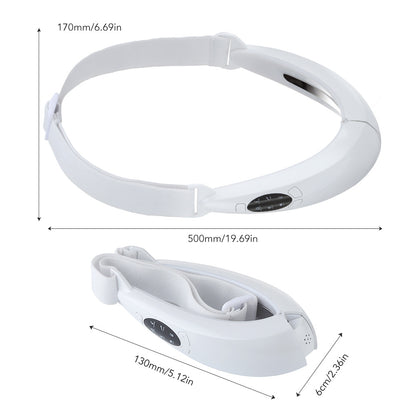 V-shaped face slimming device with light therapy options, including red and blue light for skin rejuvenation and acne reduction